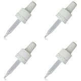 Lot de 4 pipettes Compte-Gouttes pour flacons d' Huiles Essentielles 10ml