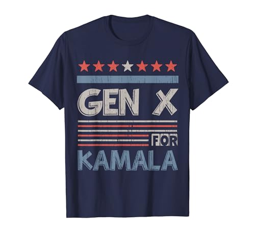 Gen X For Harris USA President Election 2024 Pro Kamala T-Shirt