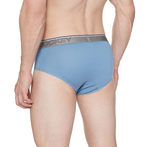 Image of Jockey 8037 Men's Super Combed Cotton Solid Brief with Ultrasoft Waistband (Pack of 2)
