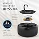 PrettyPaw Katzenbrunnen Aqua Flow Pro [NEUEINFÜHRUNG] Super leiser, BPA-freier 3L Trinkbrunnen für Katze mit LED und Aktivkohlefilter I Leicht zu reinigender Katzen Trinkbrunnen I Aqua Flow (Schwarz)