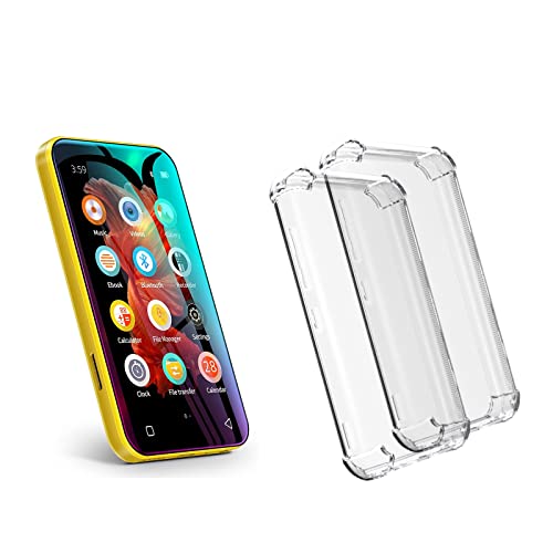 Timmkoo Mp3 Player With Bluetooth, 4.0" Full Touchscreen Mp4 Mp3 Player With Speaker, Portable Hifi Sound Mp3 Music Player With Bluetooth, Voice Recorder, E-Book, Supports Up To 512Gb Tf Card (Yellow) #TOP22