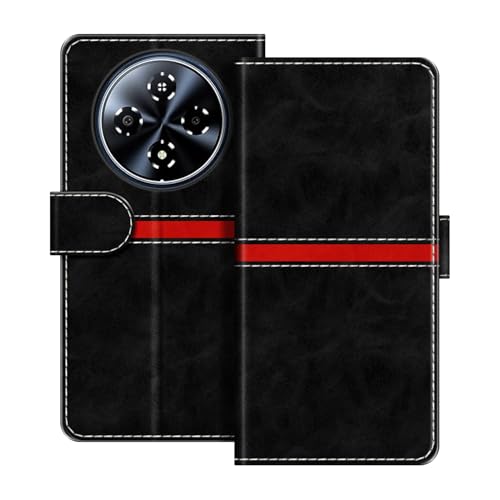 ESACMOT ���U�[�E�H���b�g�P�[�X Fossibot S5 4G �Ƃ̌݊������� ���X�g���C�v�f�U�C�� �J�[�h���[�t�� �}�O�l�b�g���蒠�^�J�o�[ (�u���b�N)