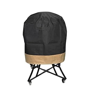 Onlyfire Kamado Grill Cover Cover Cover Geschikt voor Big Green Egg, Kamado Joe Classic, grote Grill Dome, Pit Boss K22, Louisiana K22 etc. (76 cm X 61 cm)