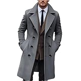 Matériau : cette veste coupe-vent formelle pour homme est fabriquée en 80 % laine, 20 % polyester, doublure : 100 % polyester, douce à porter, offre un excellent confort et chaleur, ne se décolore pas et infroissable, durable et facile à nettoyer. Polyvalent et indispensable pour toute garde-robe d'homme.