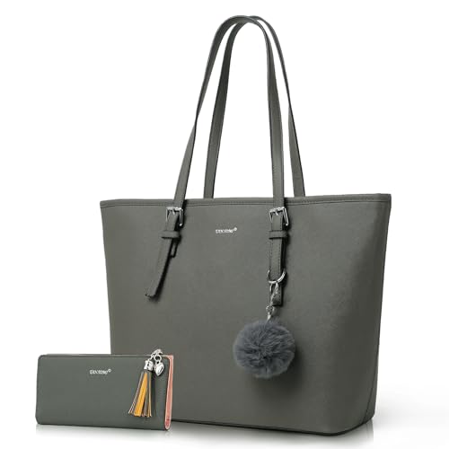 Image of TANTOMI Tote Bags for Women, Handbags and Womens Purses Shoulder Purse Set for Travel Work