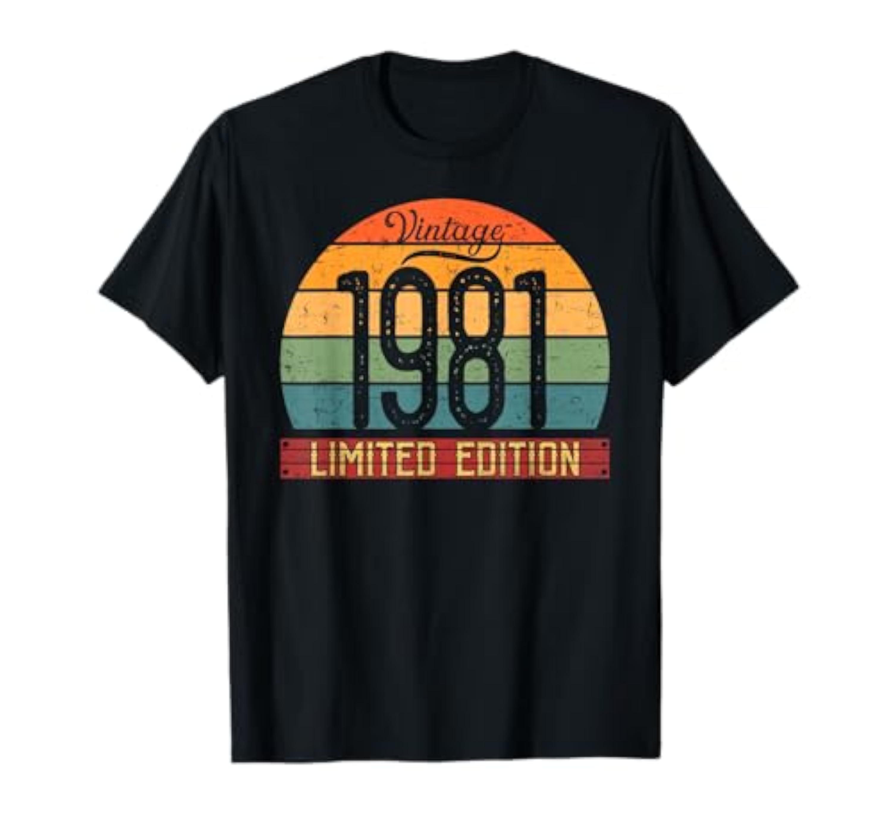 Camisa de edición Limitada Vintage 1981 40 yo Retro 40 Camiseta