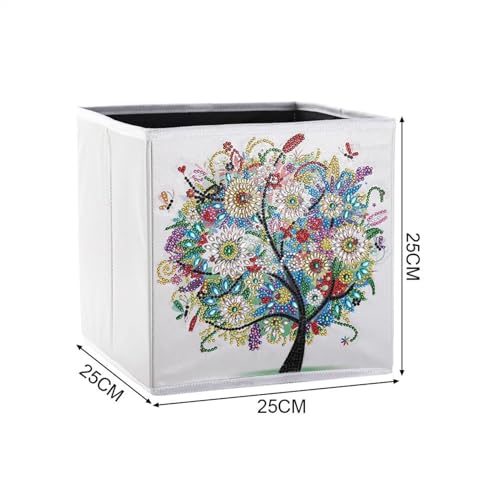 Cajas plegables decorativas con diseño de diamante bricolaje 3