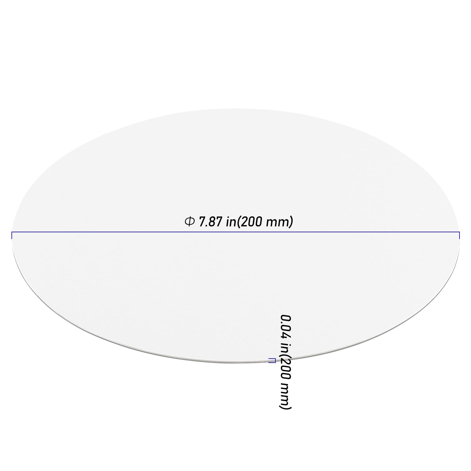 ZOENHOU Lot de 50 Supports à Gâteaux Ronds, Plateau Gateau en Carton, 1 mm D'épaisseur, Pour Mariage, Anniversaire, Fête, Pizza, Desserts, Pâtisseries, 20 cm