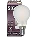 Produktbild SIGOR Filament-LED-Lampe, Tropfen-Form, matt, E14/240V (9019605133)