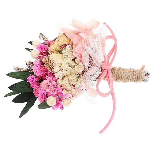 Corsage Simulado de Hortensia Mini para Bodas