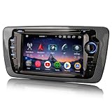 Erisin 7 pollici 8-Core 4GB+64GB Android 14 Autoradio Bluetooth GPS Navigatore per SEAT IBIZA Supporto Wireless CarPlay Android Auto DAB+ WiFi 4G DSP USB FM RDS OBD2 DVB-T2 Canbus Schermo tattile IPS