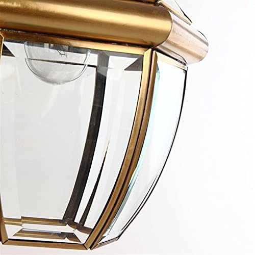 Plafonnier verre E27 suspension lanterne pour éclairage extérieur balcon - 7