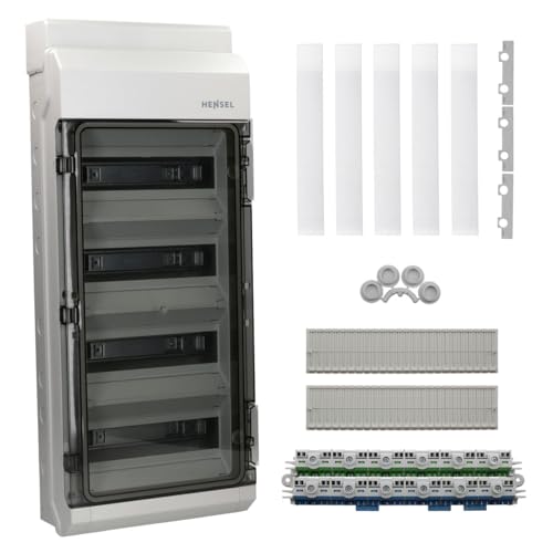 Boîtier de distributeur Hensel KV 4548 tableau électrique nu pour disjoncteur modulaire
