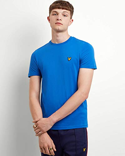 Lyle & Scott Logo - T-Shirt Uomo, Blu (Lake Blue)