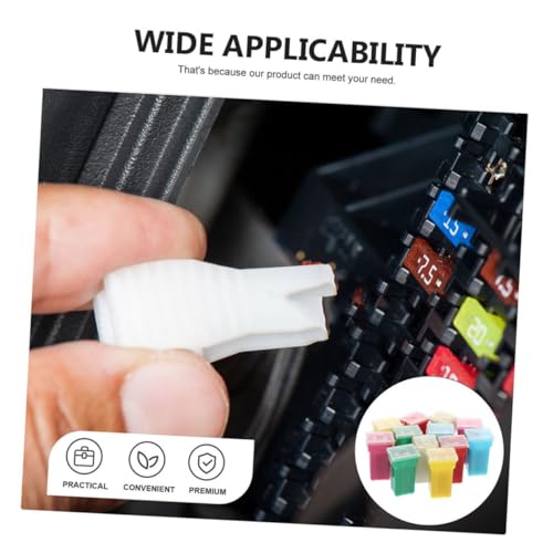 Kit surtido de fusibles automotrices 12 piezas Volt para rango de fusibles de carros y camiones miniatura 7