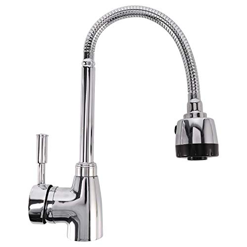 Erhai Kitchen Rotatable Spout Single Handle Sink Basin Faucet Adjustable Pull Down Spray Mixer Tap Deck Mounted #TOP1