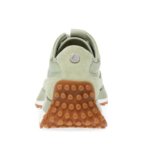 Steve Madden Women's Campo Sneaker, Sage, 9.5