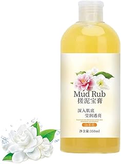 Ginbi Mud Rub, Rubbing Mud For Skin, Ginbi Mud Scrub, Rubbing Mud Gel, 2023 Best Mud Rubbing Artifact, 350ml Rubbing Mud Gel, Deeply Exfoliating, Removing Dead Skin and Dirt Body Wash (Yellow)