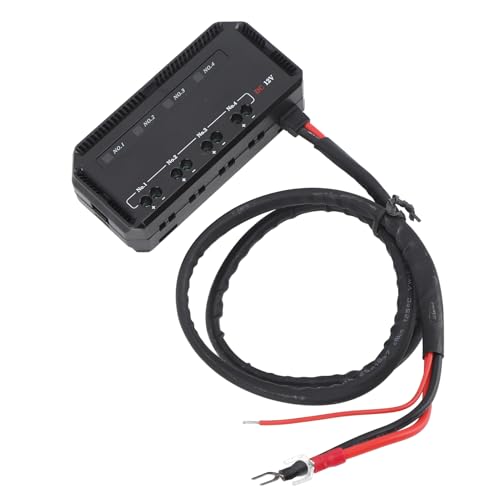 Caja de Seguridad Vehicular 12V con Relé y 4 Portafusibles miniatura 5