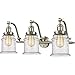 Innovations 515-3W-SN-G184 3 Light Bathroom Fixture, Brushed Satin Nickel