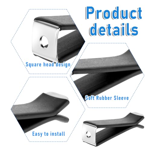Image of Vent Clips for Freshies, 20 Pcs Auto Air Conditioner Outlet Clips Black Car Air Freshener Outlet Clip for Automotive Decoration