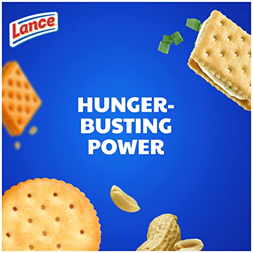 Lance Sandwich Crackers, Variety Pack, 3 Flavors, 8 Individually Wrapped Packs, 6 Sandwiches Each (Pack Of 14) #TOP1