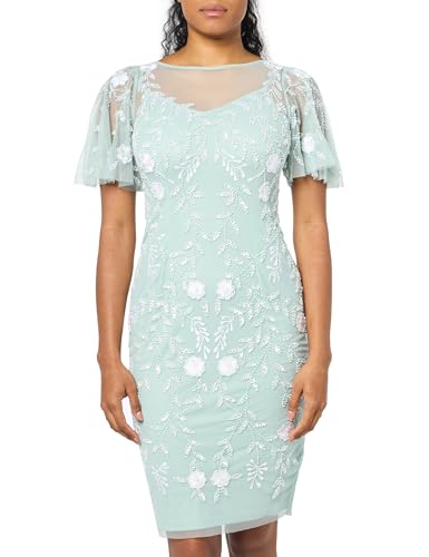 Image of Adrianna Papell Beaded Short Dress