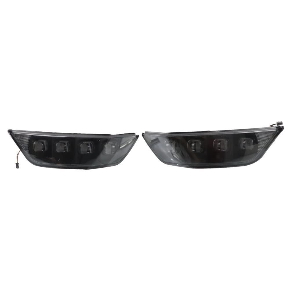 Luces diurnas LED DRL para Ford Mustang 2015 2016 2017, Parachoques delantero LED blanco DRL + intermitentes amarillos Streamer, iniciar escaneo