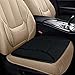 HEEYA Cojín de Asiento Coche con Espuma Viscoelástica , Protector de Asiento, Cojín Antideslizante, Alivia Presión de Cadera, Adecuado para Conductor de Coche/Silla de Oficina/ Hogar -Negro (1 PZ)