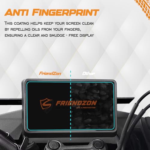 Image of Screen Guard For Honda Hornet 2.0 2025 | Anti Scratch | Water Resistant | HD Clear | TFT Digital Display Instrument Cluster Protector Accessory [Not Tempered Glass] (Pack of 2)