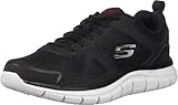 mens running leggings Fabric Skechers Track-Scloric 52631-BKRD, Mens Running Shoes, Black, 45,5 EU