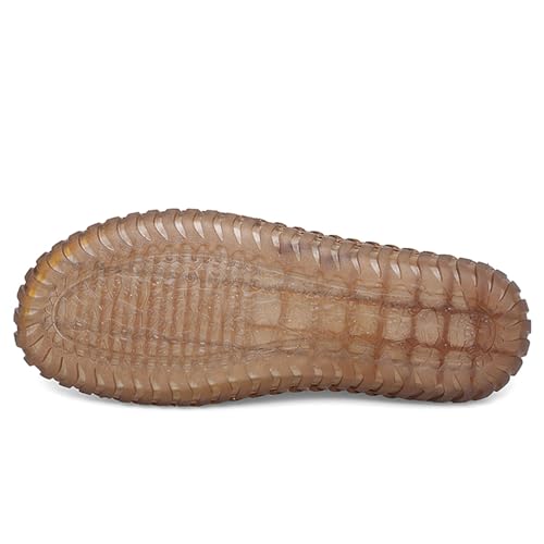 Men's Mesh Walking Shoes Slip-On Loafers with Comfort Soft Rubber Sole Breathable Knit Casual Driving Shoes3