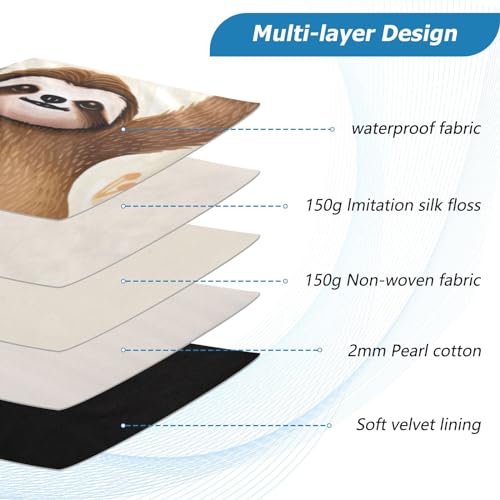 Funda para portátil de 13-14 pulgadas Forest Sloth miniatura 4