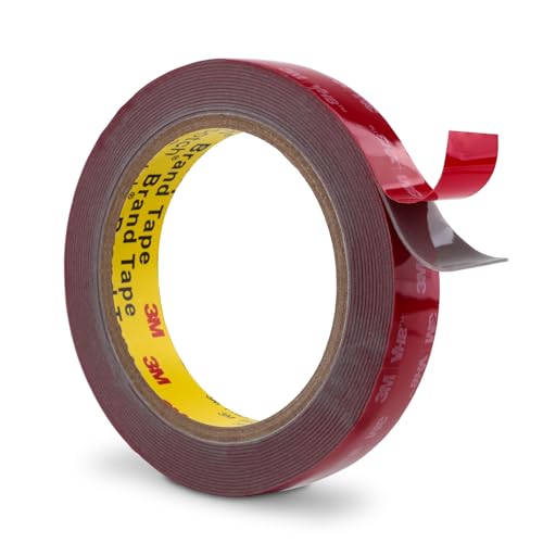 Image of 3M Heavy Duty Double Sided Tape 0.75 inch x 15.4Ft Grey | Mounting Tape Foam Tape Waterproof for Indoor Outdoor Home Office Automotive Decor