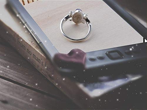 Bague Katherine Pierce en argent avec pierre bleue, cadeau idéal