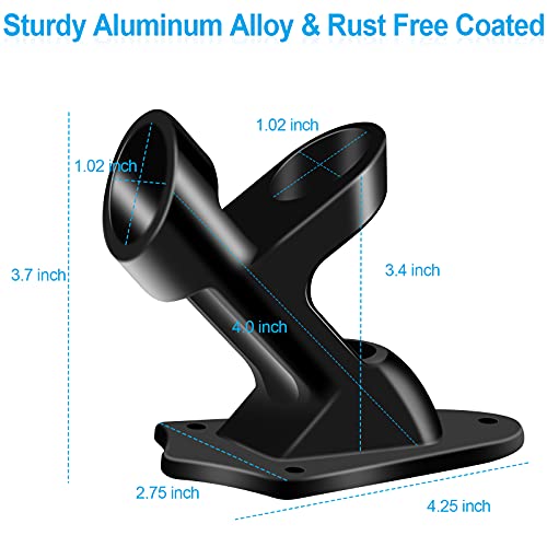 Bonwin FLAG POLE HOLDER BRACKETS Bonwin 1 Inch Flag Pole Mounting Bracket With Hardwares thumb #7