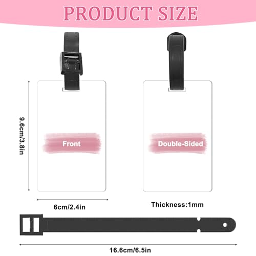 40 Pcs Metal Sublimation Luggage Tag Blanks Double Sided, Aluminum Sublimation Bag Tags with Strap Suitcase Name Tag Luggage Labels Blank for DIY Craft Gifts Travel Sports Bags2