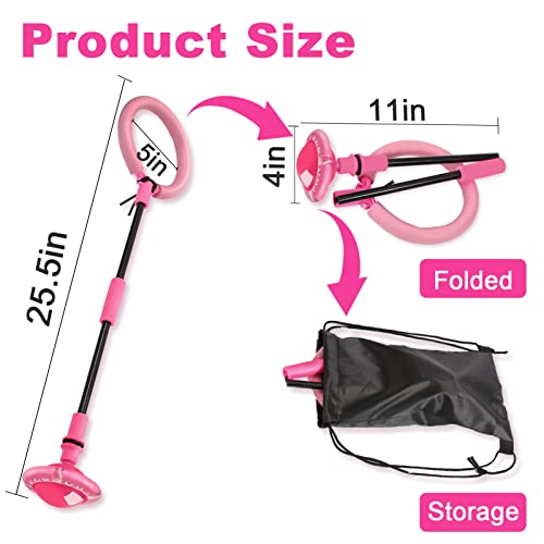Vittyl Hewog Skip Ball, Portable Foldable Colorful Flash Wheel Swing Ball, Kids Toys For Girls & Boys For Skip It, Sports Fitness Toys For Kids & Adults. Gifts For Mom Women & Girls Toys Age 5-10 Years thumb #4