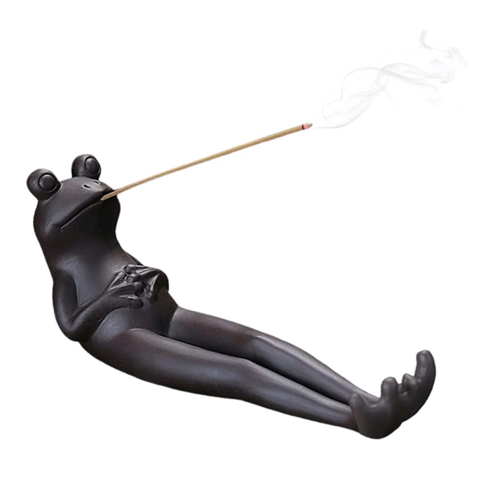 Incense Stick Holder Frog Ceramic Incense Holder Meditation Accessories Yoga Zen Decor Home Accessories