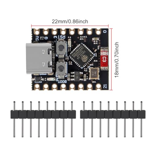 5pcs Type-C ESP32-C3 Development Board ESP32 C3 Mini WiFi Bluetooth 160MHz Running Frequency 2.4GHz Wi-Fi & Bluetooth 5.0 ESP32 C3 Super Mini for Arduino - Image 5