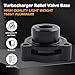 Automotive Turbo vacuum adapter, Car Turbine Blow-Off Valve Adapter BOV Adapter Compatible With 2.7 2019-2023 Turbo Chevy Silverado CT4 Sierra (Black)