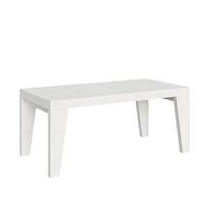 Mesa extensible 90x200/460 cm Naxor blanco fresno