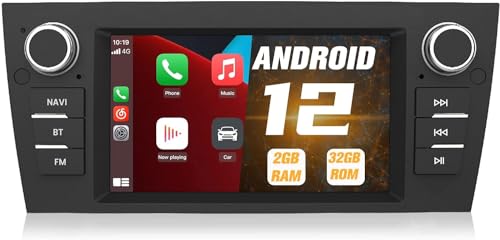 AWESAFE Android 12.0 [2GB+32GB] Radio Coche con Pantalla Táctil 7” para BMW Serie 3...
