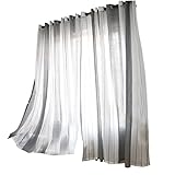 Rideaux transparents : les rideaux transparents permettent à la lumière naturelle de circuler à travers la pièce tout en préservant l'intimité. parfait pour le hall, , la chambre, le salon, la salle à manger, la chambre d'enfants, la chambre de filles et plus .