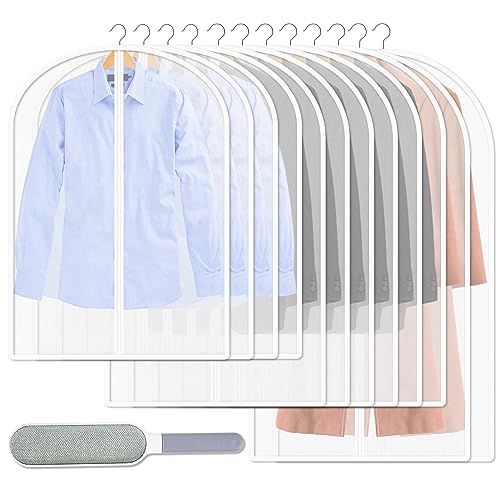 Onlyesh 12 Stück Kleidersack, 60 x 100/120/140cm Transparent...
