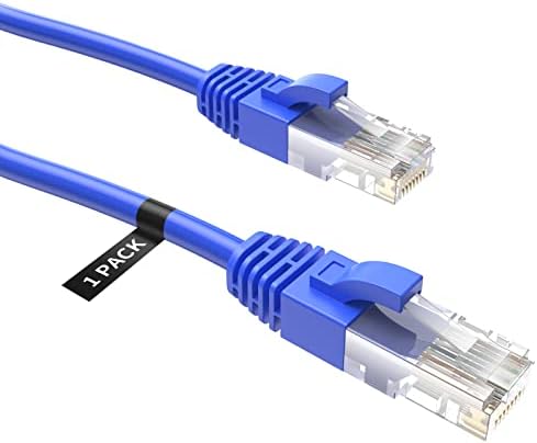 CableCreation 100 Feet CAT 5e Ethernet Patch Cable, RJ45 Computer Network Cord, Cat5/Cat5e/Cat6 LAN Cable UTP 24AWG+100% Copper Wire for PC, Mac, Laptop, PS3, PS4, Xbox, 30.5m, Blue