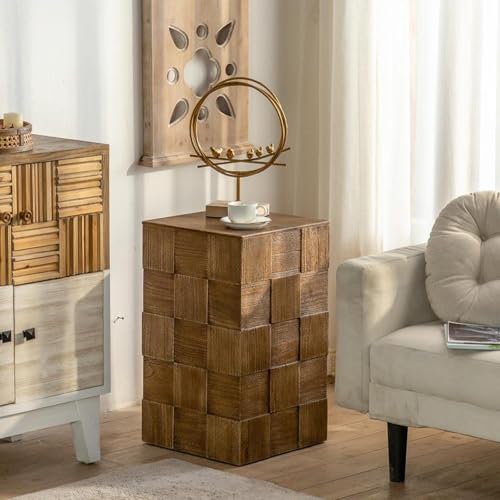 Mesa de centro rústica con almacenaje para ordenar el salón 2