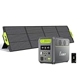 FOSSiBOT F1200 ポータブル電源 200W セット リン酸鉄 長寿命15年 業界最小クラスのスリムボディ ぽーたふる電源 アプリ遠隔操作 1時間満充電 320000mAh/1024Wh UPS機能 AC1200W 瞬間最大2400W DC/USB/XT60出力 8台同時充電 家庭アウトドア両用 蓄電池 節電停電対策 車中泊 コンパクト LEDライト 防災推奨 ソーラー発電セット