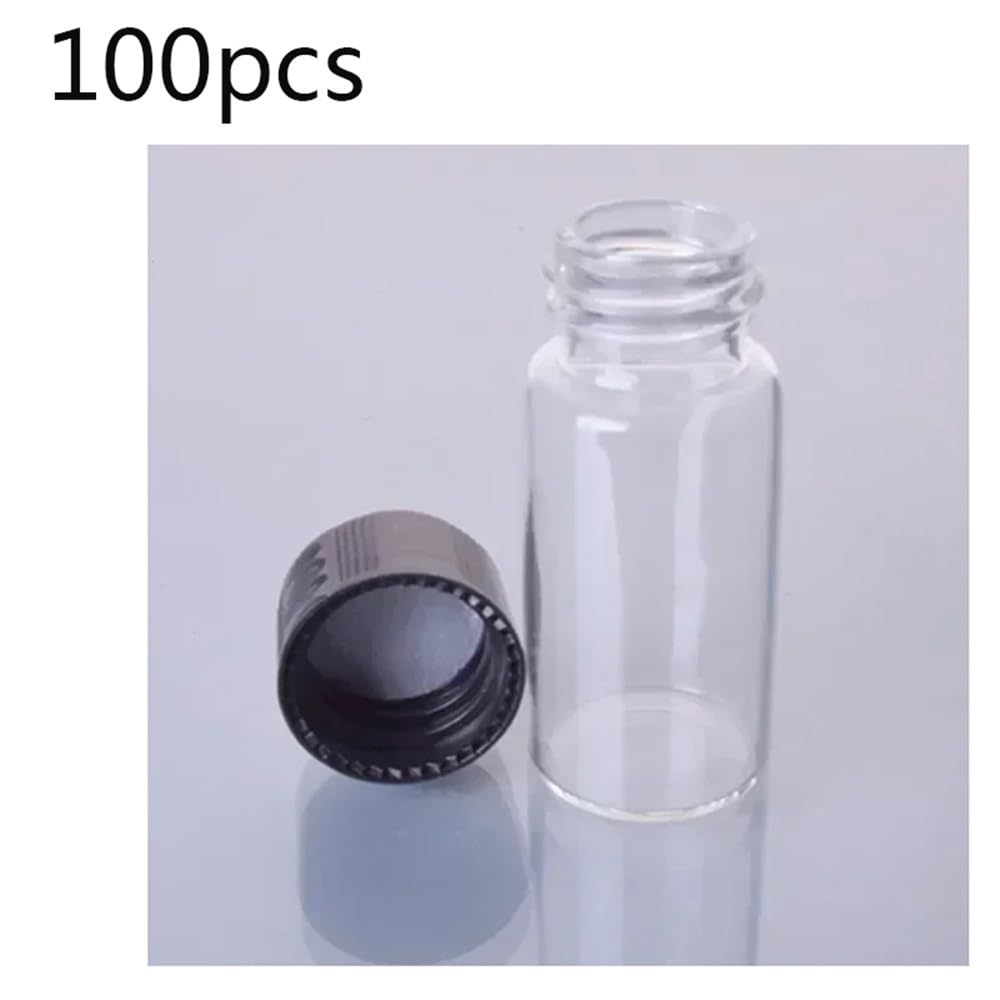 Strumenti da laboratorio e attrezzature Flacone for reagenti in vetro borosilicato trasparente con tappo a vite for uso medicinale, da laboratorio, da 2 ml a 60 ml, for esperimenti(4ml 100pcs)