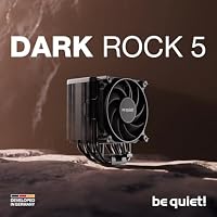 be quiet! Dark Rock 5 Luftkühler, 6 Hochleistungs-Heatpipes, 210W TDP – Ansicht 8